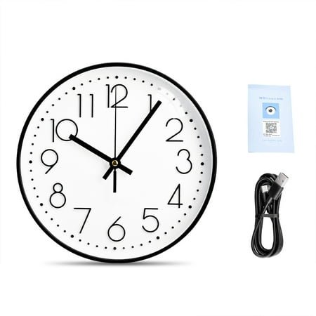 1080p Hd Mini Cam Clock Motion Detection Night Vision P2p Home Security Surveillance Wireless Wifi Wall Clock Camera