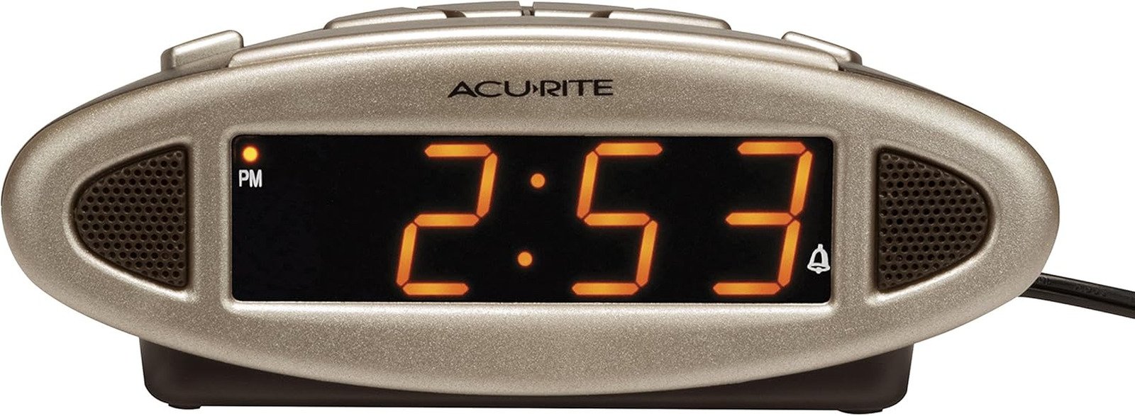 13027A Intelli-Time Digital Alarm Clock,Black
