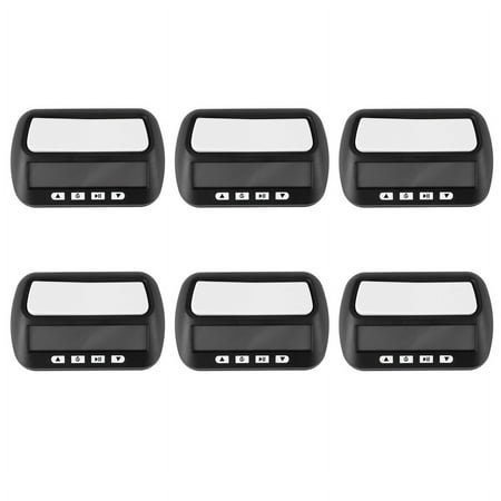6X Chess Clock, Digital Chess & Game , 3-In-1 Multipurpose Portable Professional Clock Black