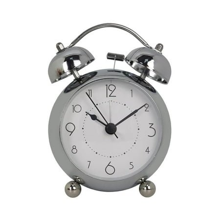 Alarm Clock Bedroom Retro Creative Metal Alarm Clock Personalized and Minimalist Luminous Quartz Alarm Clock Table Clock Bedside Clock