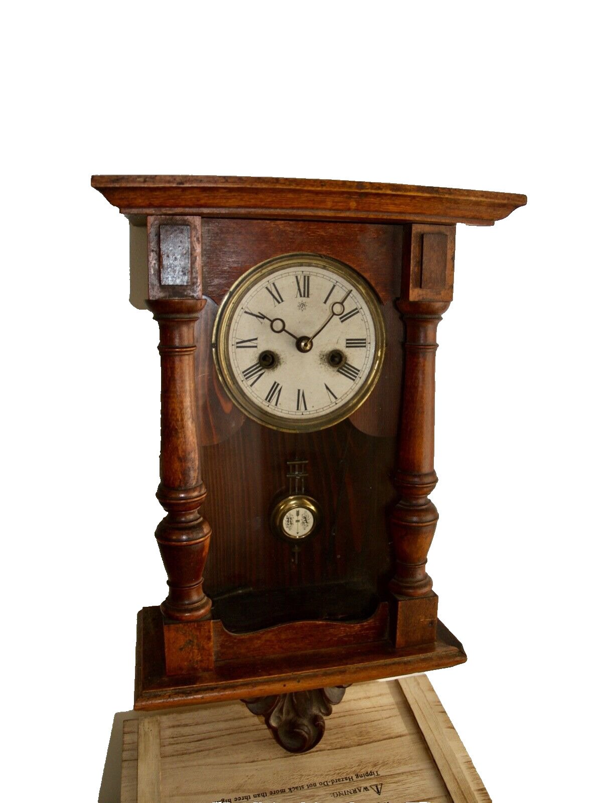 Antique R&A Pendulum German Wall Clock - 100% Proceeds go to a disabled veteran
