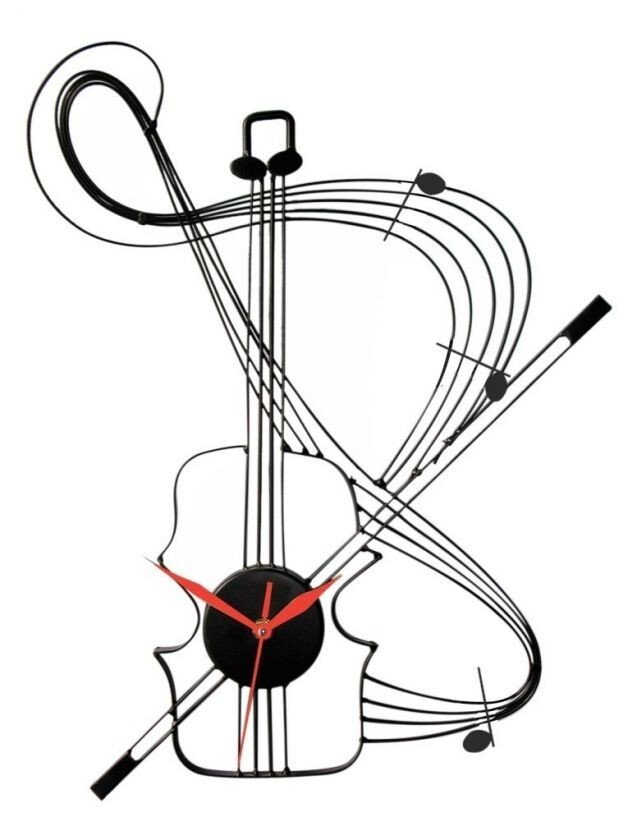 Ashton Sutton Rhapsody METAL Wall Clock Musical Instrument ST-8410 RARE *NEW*