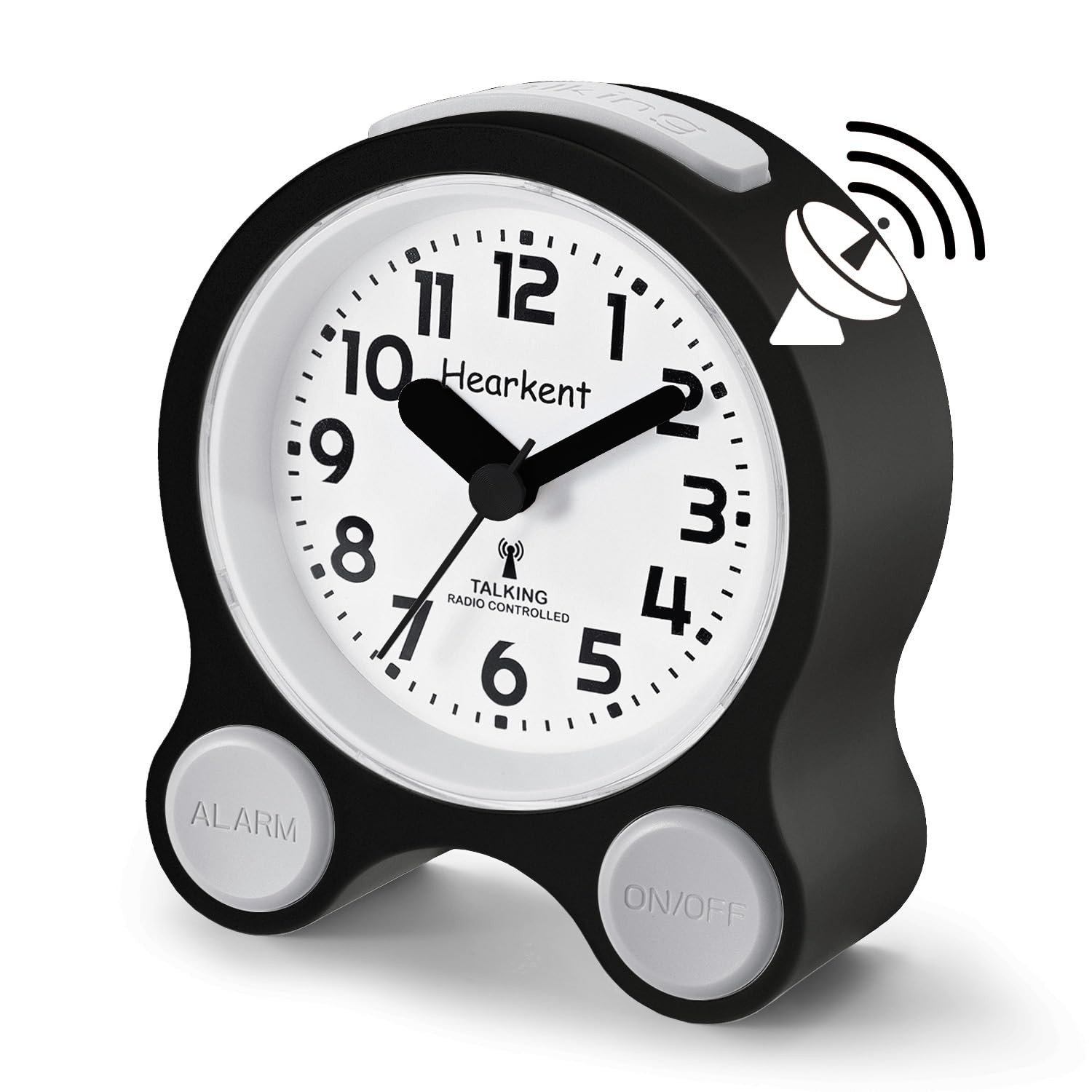 Atomic Talking Clock Clear Voice Time and Date with Snooze and Light, Clocks ...