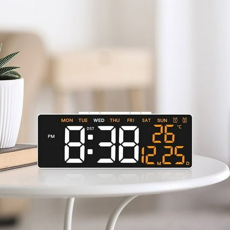 Best-selling LED alarm clock, multi-functional alarm clock, simple desktop clock, temperature display, multiple alarm sets