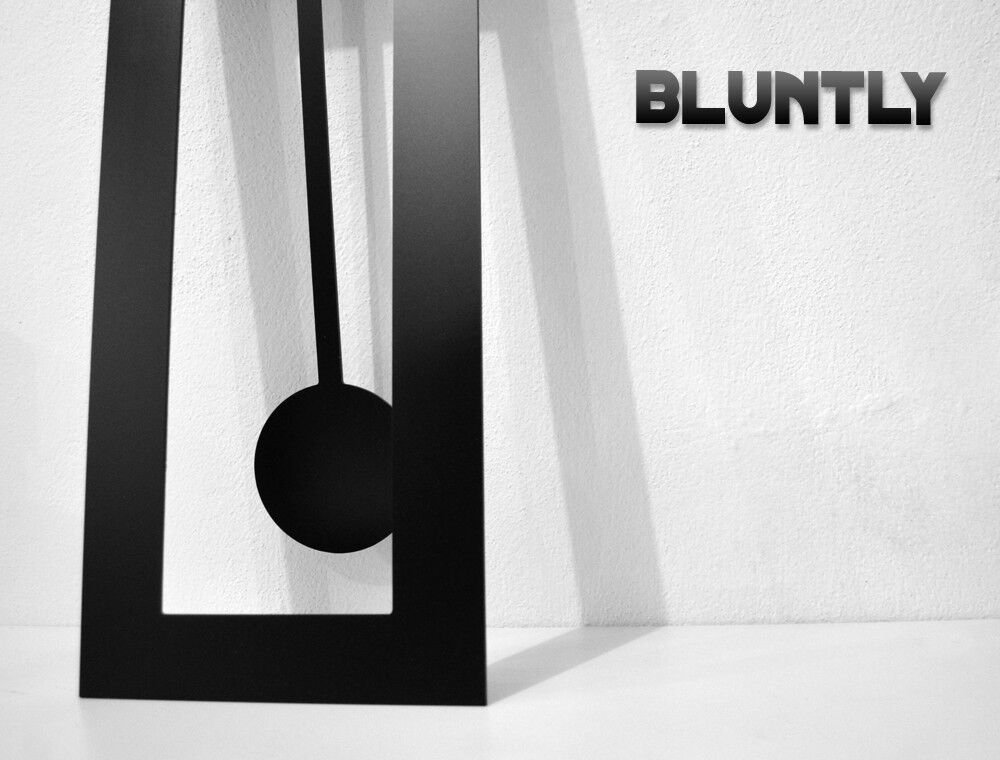 Bluntly Modern Design -Big Pendulum Wall Clock