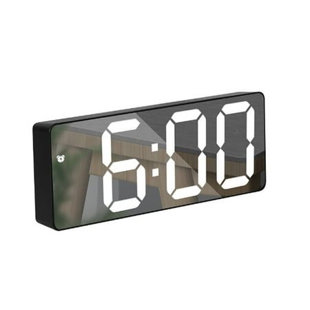 CCOCC Alarm Clock,LED Digital Clock with Flexible Brightness Control,Multi-Mode Bedside Clock,Voice-Controlled Alarm Clock with Power Saving Feature