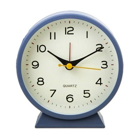 CCOCC Alarm Clock,Soft-Glow Table Clock for Bedrooms,Quiet Sweep Alarm Clocks for Peaceful Mornings