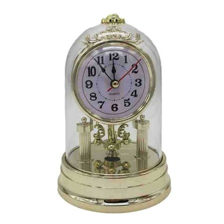 Classic Retro Clock European Style Desk Antique Clock With Pendulum Chime Living Room Clock Silent Table Clock Home Decor