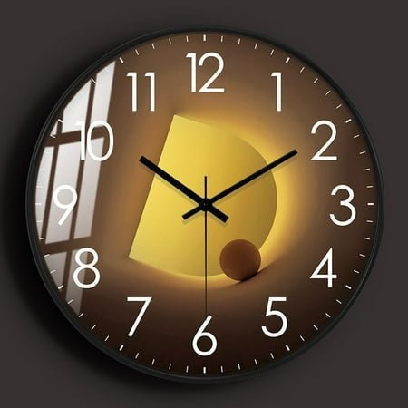 Clock Advanced Sense Modern Simple Clock Wall Clock Living Room Art Net Red Fashion Light and Shadow Special Decoration Quartz Clock