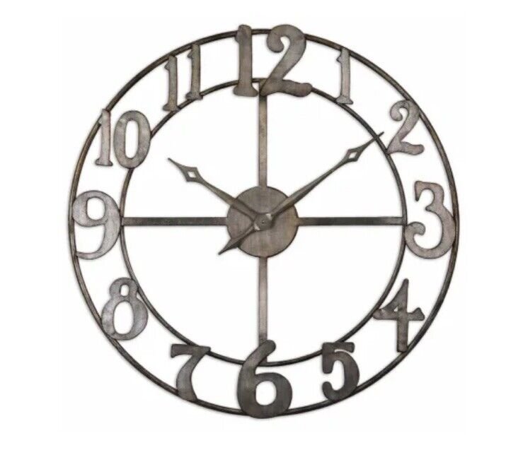 Delevan 32″ Wall Clock by Uttermost 06681