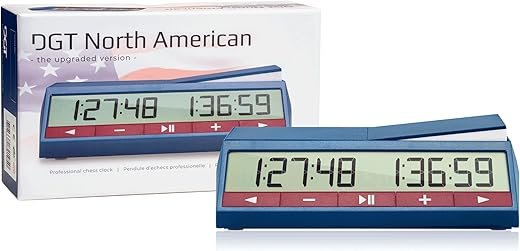 DGT North American Chess Clock and Game Timer New 2024 Edition - Upgraded Version