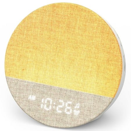 Dreamegg Sunrise Alarm Clock & Sound Machine for Adult Sleep with Dimmable Night Light for Bedrooms