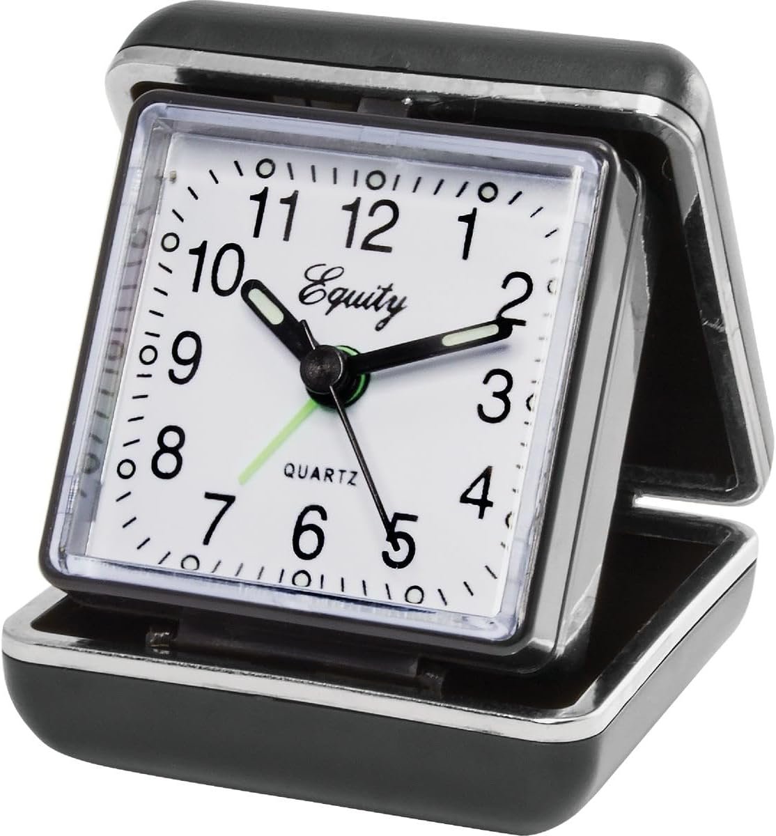 Equity 20080 Quartz Analog Fold-Up Travel Alarm Clock