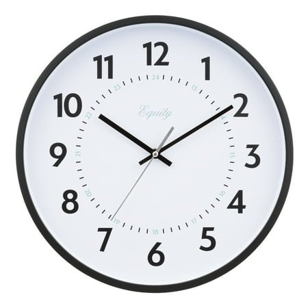 Equity by La Crosse 25509 14 inch Basics Commercial Quartz Wall Clock