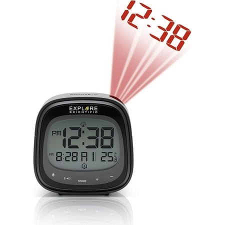 Explore Scientific Touch Key Radio Controlled Projection Clock