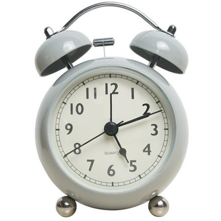 Gerich Vintage Alarm Clock Twin Bell Extra Loud Battery Classic Backlight Bedroom Decor, Alarm Clock