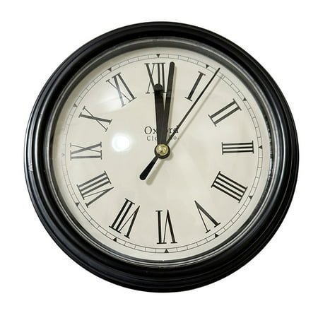 Haimni 1Pc 150Mm Wall Clock Rustic Vintage Antique Design With Roman Numerals Distressed Finish And Silent Quartz Movement For Wall