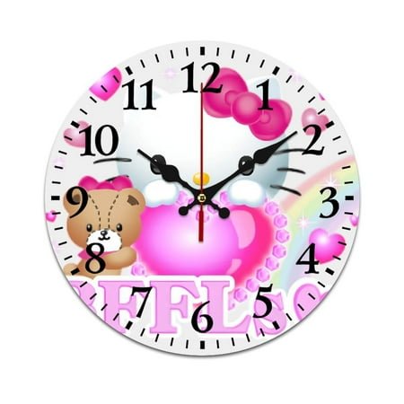 Hello Kitty Y2K wall clocks battery operated decorative 30cm/11.8in