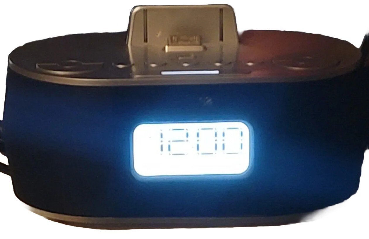 iHome iD38 App Enhanced Stereo System with Dual Alarm FM Clock Radio