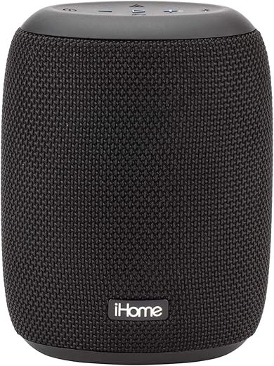 iHome Waterproof Bluetooth Speaker with Long Lasting Rechargeable Battery, Portable Speaker for Indoor and Outdoor Use