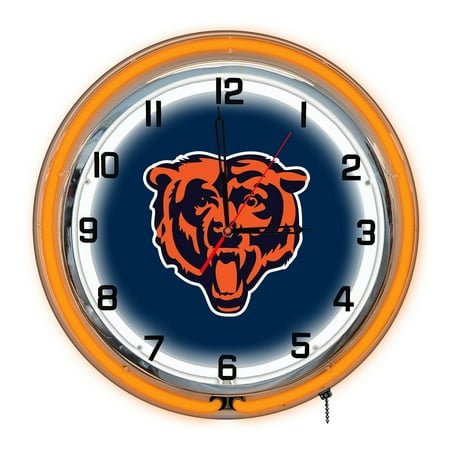 Imperial Chicago Bears 18'' Neon Clock