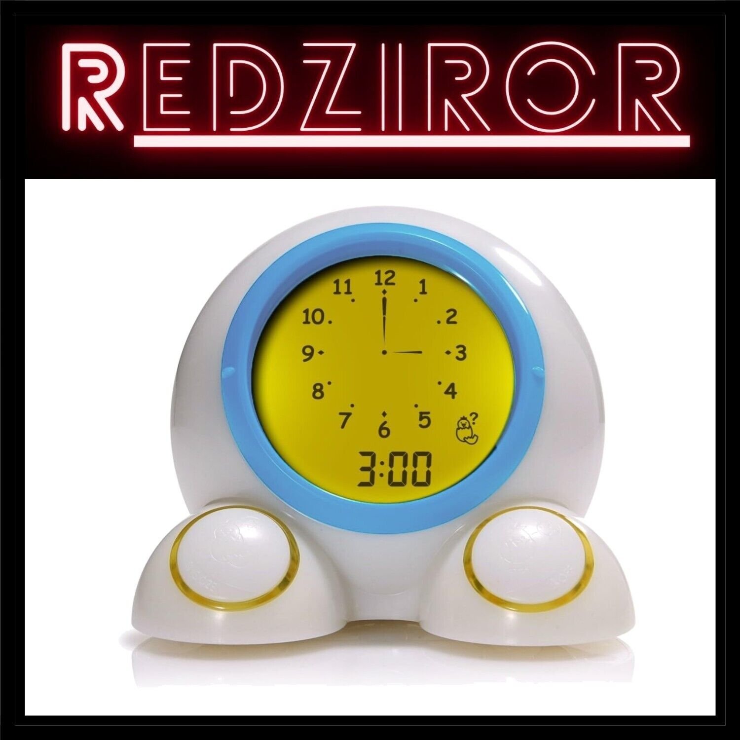 Interactive Talking Alarm Clock - Kids Nightlight & Time-Teller with USB Power