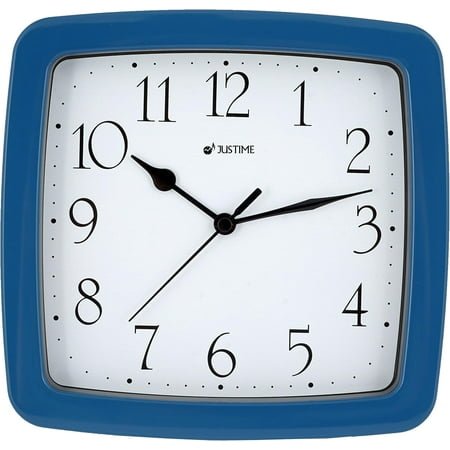 Justime Stylish Square Wall Clock: The Perfect Fit of Simple Design and Precise Timekeeping