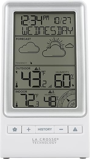 La Crosse Technology 308-1415FCT Wireless Forecast Station, White