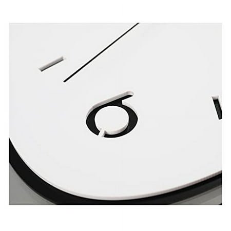 Large Modern Nordic Metal Wall Clocks 3D Creative Oval Silent Clock for Kitchen, Living Room, Bedroom, Wall Art Decor (Style C)
