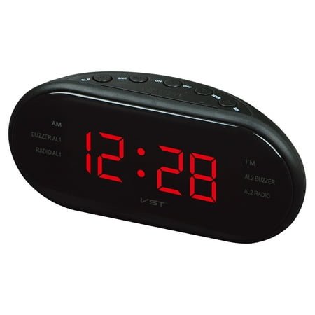 Led Alarm Clock Led Radio Clock Control Radio Alarm Clock Led Radio Clock -Red