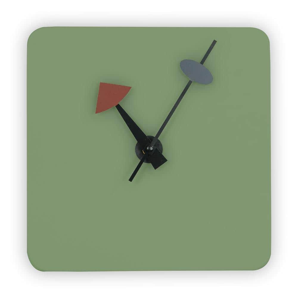 Manchester Mint Analog Wood Non-Ticking Wall Clock