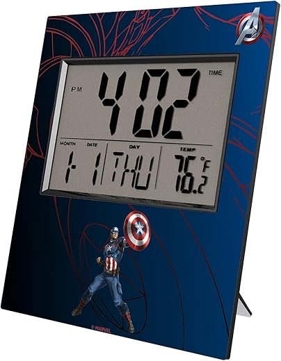 Marvel Avengers Captain America MechLine Wall Clock