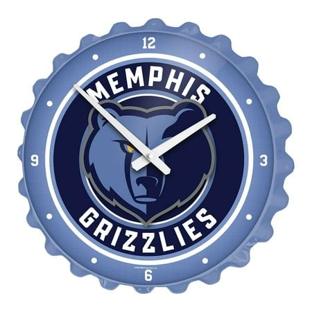 Memphis Grizzlies 18.5 Bottle Cap Wall Clock
