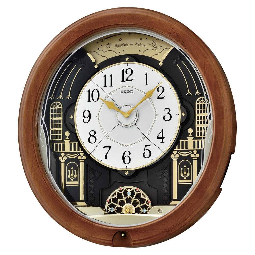 Midnight Royale Melodies in Motion Wall Clock