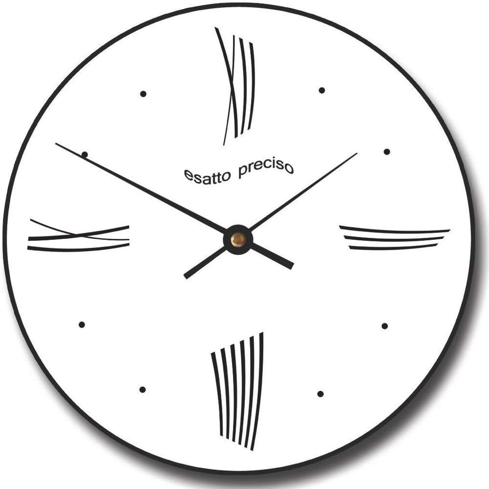 Modern Roman Wall Clock, | Ultra Quiet Quartz Mechanism | Hand Made in USA Beautiful Crisp Lasting Color | Comes in 8 Sizes | 15-Inch