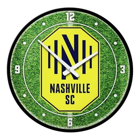 Nashville SC 17.5 Modern Disc Wall Clock