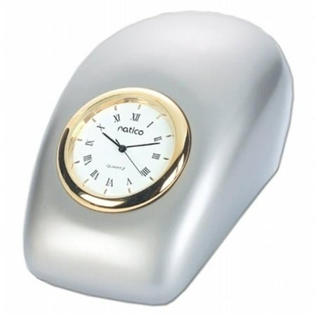 Natico Originals 10-P792 Clock Tron Pearl Silver