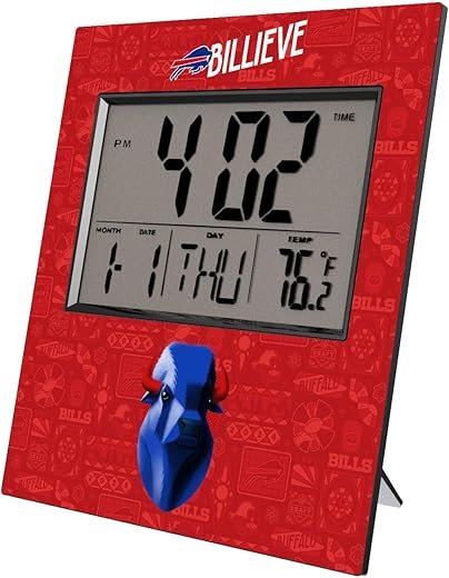 NFL 2024 Illustrated Limited Edition Digital Desk/Wall Clock