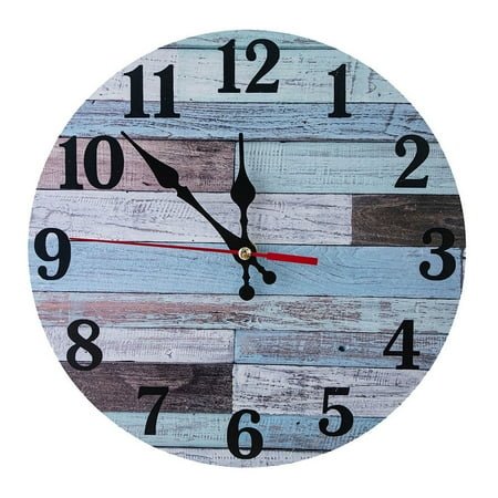 Retro Style Round Wall Clock with Silent Mechanism Perfect Addition to Your Living Room Office Bedroom Kitchen Decor