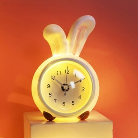 Sawvnm Cute Animal Alarm Clock - Multifunctional Digital Clock with Night Light, Snooze & Temperature Display for Kids Bedroom 4.7 x 5.1 inches- Spring Savings Special!