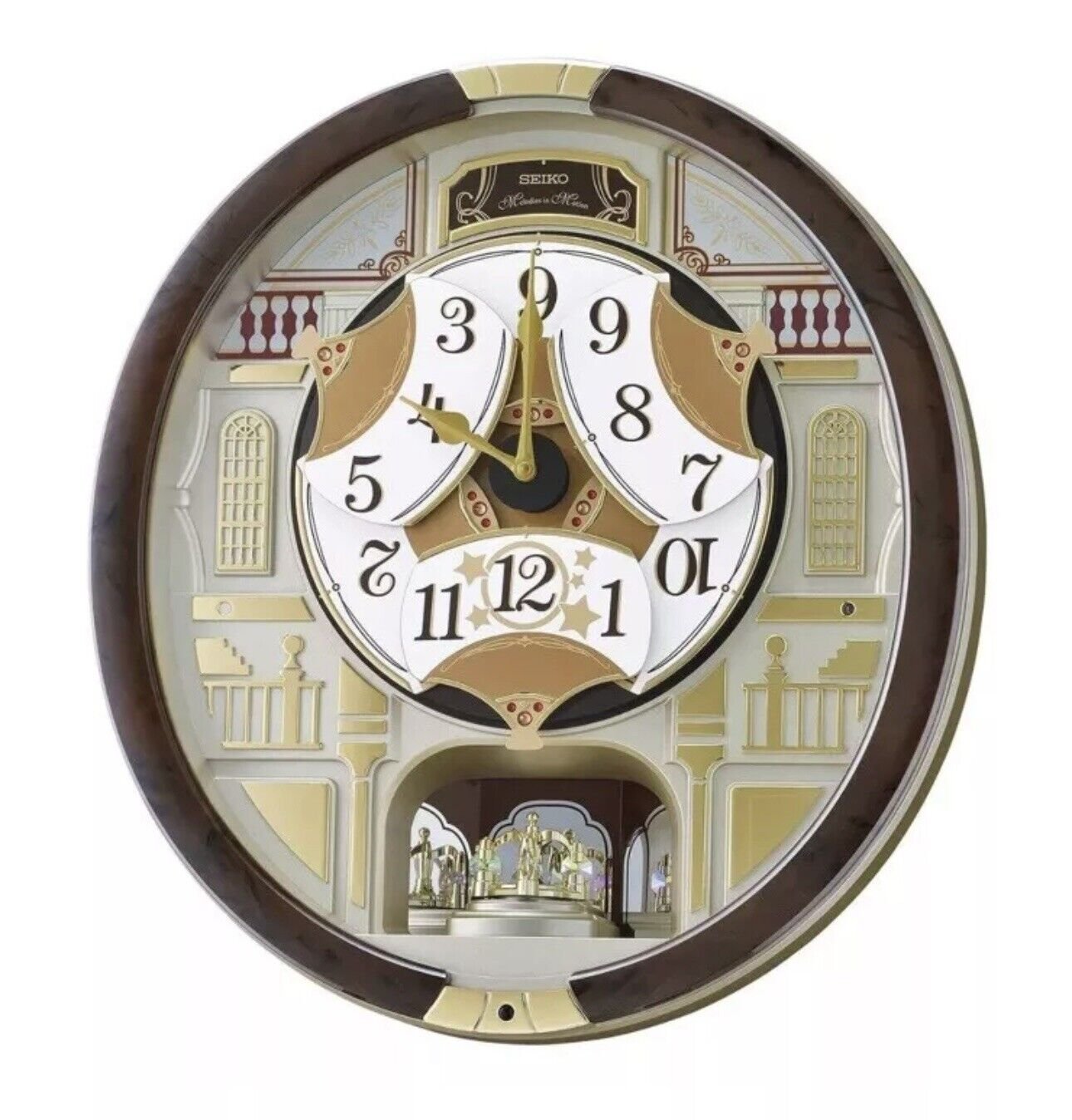 Seiko Melodies in Motion 2024 Musical Wall Clock, Limited Edition Quartz Movemen