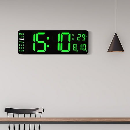 Simple seat hanging dual-use clock large font electronic clock multi-group alarm clock multi-function ne
