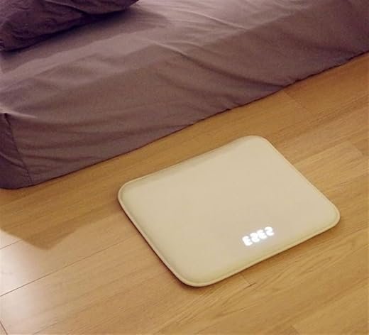 Soft Carpet Alarm Clock, Led Smart Digital Alarm Mat, Non-Slip & Wear-Resistant Cushion Lazy Alarm Clock for Heavy Sleepers