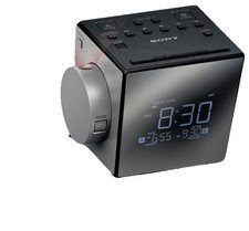 Sony Cube ICF-C1PJ Clock Radio w/Nature Sounds & Projection Light