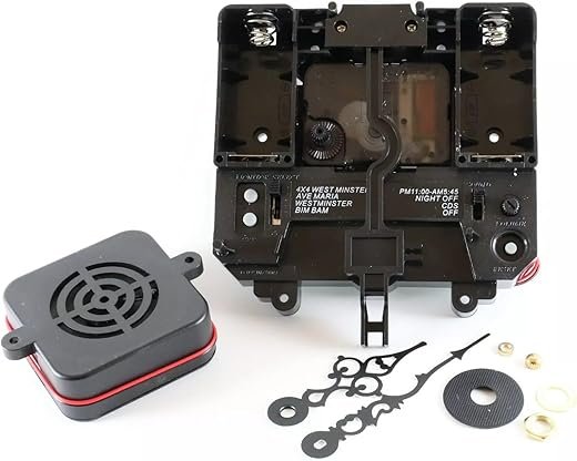 SUNJIKA Hermle 2214 2215 Quartz Wall Clock Movement Conversion Kit 1/4 Howard Miller