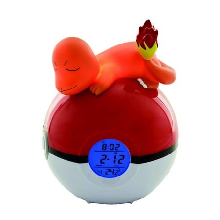 Teknofun Pokémon Red Charmander Light-up 3D Figure FM Digital Alarm Clock Lamp TF811368