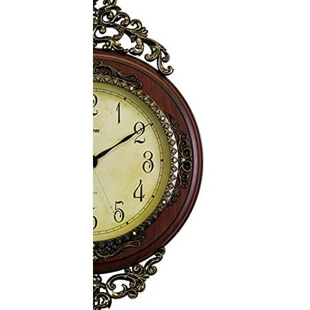 Victorian Style Ornate Pendulum Wall Clock