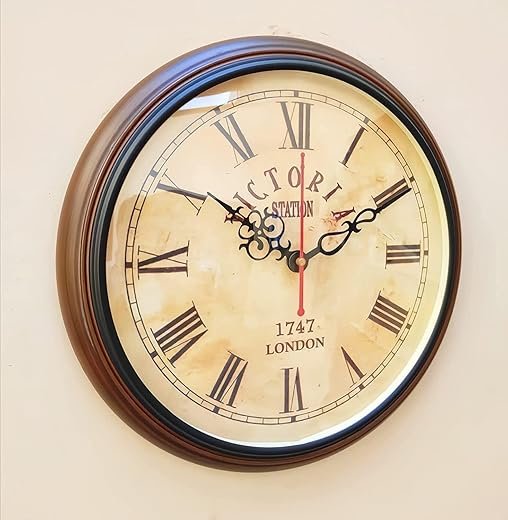 Victoria Station Clock 1747 London Antique Style Wall Clock Home Decor & Gift Item Clock