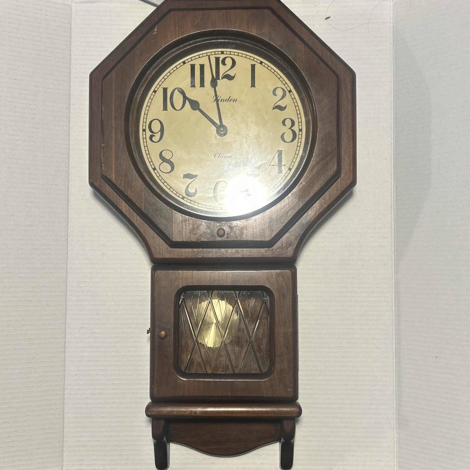 Vintage, Linden, Chime Wall Clock, Japan Made