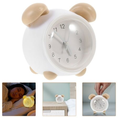 WHAMVOX Cartoon Piggy Bank Multi-function Piggy Bank Glowing Alarm Clock Desktop Ornament